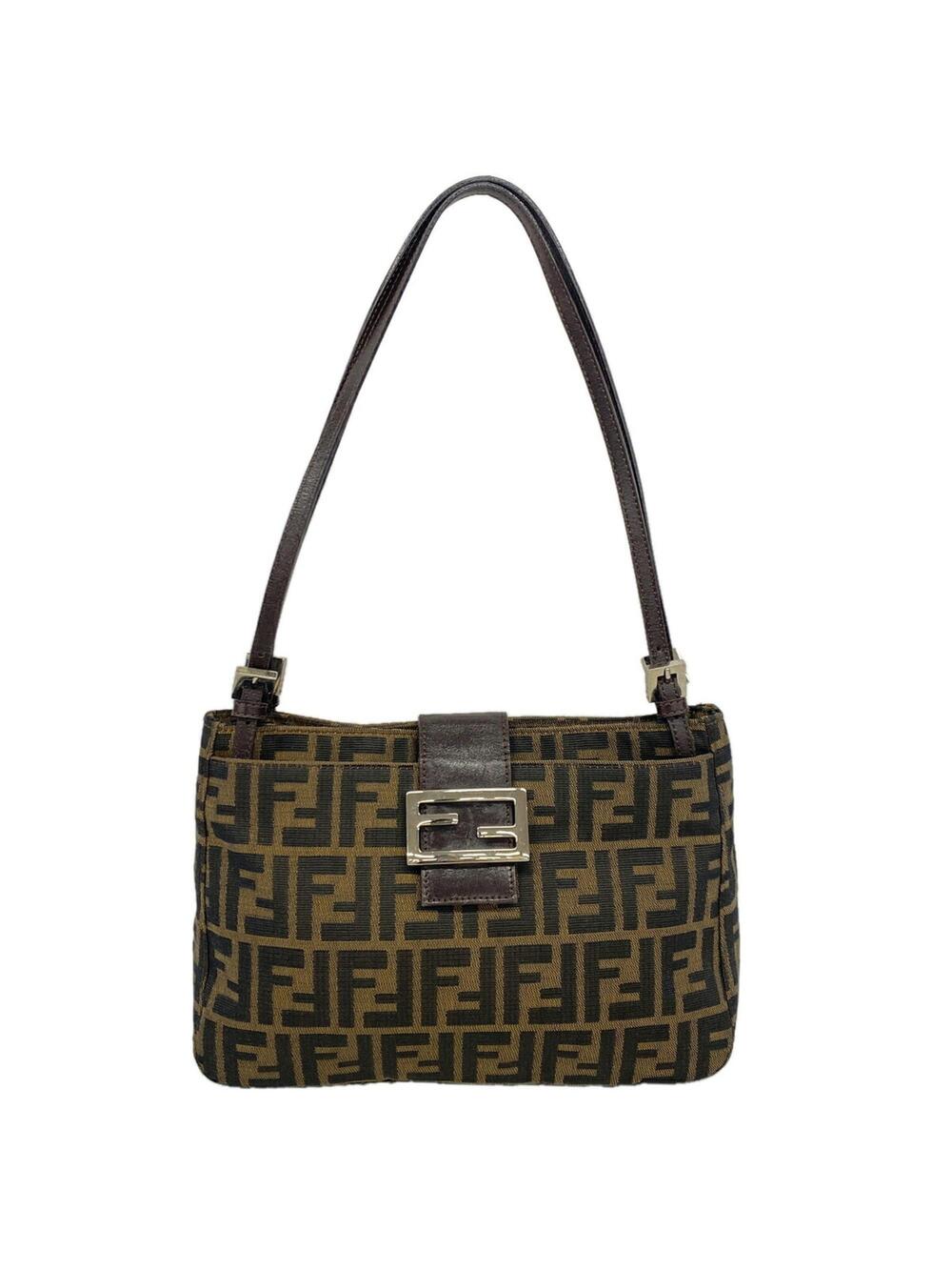 Fendi Vintage Shoulder Bag Zucca Canvas #369379F12B